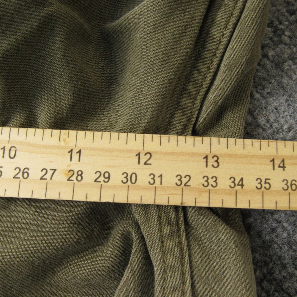 Abercrombie Fitch Jeans Mens 36x32 Green Loose Lightweight Y2K Casual Streetwear - Picture 7 of 10